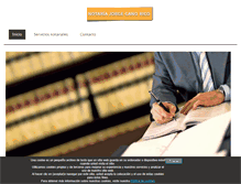 Tablet Screenshot of notariosvalencia.net